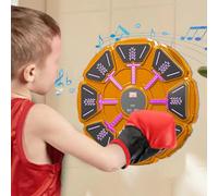 Genérico Máquina de Boxeo con Música para Entrenamiento,Punching Bag Inalámbrico con Música | Equipo de Entrenamiento de Boxeo de Pared | para Gimnasio Casa Ejercicio Fitness Deportes Oficina INT