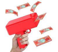 Genérico Máquina de disparo de dinero - Money Shooter Prop Films, Portátil Efectivo Papel Jugando Distribuidor Fake | Dispensador de Facturas de Batería No Incluida Películas de Juego Insertar 3