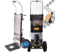 Genérico Máquina de Escalada Eléctrica Carretilla De Mano De Carga De 400kg Carretilla Móvil para Subir Escaleras De Servicio Pesado con Li-BateríA para Distribución LogíStica Almacén,B