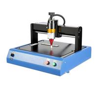 Genérico Máquina de Grabado en Metal, Grabador de Placa de Acero de 400W para Aluminio, Acero Inoxidable, Hierro, Cobre, Placa de Etiqueta y Grabador de números, 200mm x 150mm Area