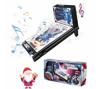 Genérico Máquina de Pinball Electrónica，Interesante Máquina de Pinball Interactiva para Padres E Hijos, Juguete de Pinball Fácil de Transportar con Anotador, Luces Y Música
