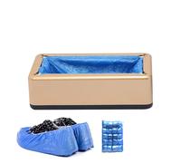 Generico Máquina expendedora de Chaussures | Distribuidores sorpresos con 200 protectores de zapatos desechables | Oficina, fábrica, hogar, interior, práctica, higiénica, dorado, riferimento alla