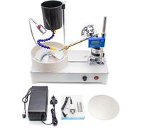 Genérico Máquina for facetar Gemas, rectificadora de Piedras Preciosas, pulidora de Joyas, Amoladora Plana, máquina lapidaria, 2800 RPM, 120 W