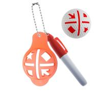 Genérico Marcador de Golf - Plantilla En Forma De Sombrero - Herramienta para Marcar e Identificar Bolas de Golf - para Golfistas Hombres y Mujeres, Práctica, Putting Green, Día del