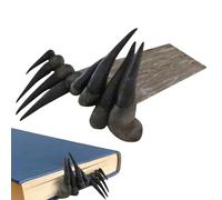 Genérico Marcador de Hand de Demon de espeluznante - Triller de llama Creative Devil Hand, Horror Hand of Spook Resin 3D Bookmark, Bookshelf Halloween Witch's Claw Festival Decor Ornaments Presente