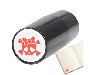 Generico Marcador de Pelotas Impermeable - Para Pelotas de Tenis con Patrón de Calavera de Tinta de Secado Rápido Herramienta de Tinta para Deportes Portátiles para Una Fa