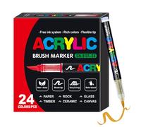 Generico Marcadores de dibujo para drrawing - Permanent Drawiing Marrkers | All-purpose Coloring Sketching Drrawing Markers, Multifunctional Vivid Colors Drawing Art Supplies Kit for Coloring, Drawing