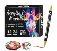 Generico Marcadores de doble cara | Drawing Pens Strong Material,H Alloween Art Markers Sketching Painting Pens For Adult Kids Drawing Sketching Supplies