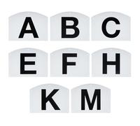 Genérico Marcadores De Pared: 8 Letras De Duraderas para Entrenamiento, Juego Completo para Clases De Equitación Y Competiciones, Ideal para Estadios Interiores Y Exteriores | Equipo De para