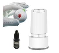 Genérico Marcadores de Pelota de Golf,Marcador de Pelota de Golf, Herramienta de marcado de reutilizable, Sello de tinta impermeable Auto-tinta de secado rápido para golfistas, marcador de lon