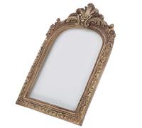 Genérico Marco de Fotos Vintage Europeo Dorado 6 Pulgadas (12,5×19 Cm) para Mesa y Pared, Marco Decorativo para Fotos Familiares y Decoración de Sala, Adorno Vintage Portátil y Resistente