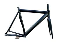 Genérico Marco De piñón Fijo Fixie Frameset Bici Corsa Racing Bike Cuadro Bicicleta Quadro(A,48cm)