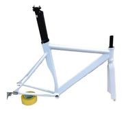 Genérico Marco De piñón Fijo Fixie Frameset Bici Corsa Racing Bike Cuadro Bicicleta Quadro(C,48cm)