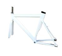 Genérico Marco De piñón Fijo Fixie Frameset Bici Corsa Racing Bike Cuadro Bicicleta Quadro(D,52cm)
