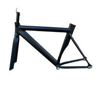 Genérico Marco De piñón Fijo Fixie Frameset Bici Corsa Racing Bike Cuadro Bicicleta Quadro(Weldless,48cm)