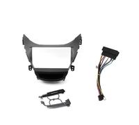 Genérico Marco de Radio de Coche 9 Pulgadas para Hyundai para Elantra 12-16 Kit Marco Salpicadero Radio Coche Panel Tablero 2 DIN Android Estéreo GPS MP5 Panel Salpicadero(14 Frame Cable)
