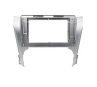 Genérico Marco de Radio de Coche Adaptador Fascia Marco 10 Pulgadas Decodificador Caja Canbus Panel Ajuste Tablero Radio Android para Camry para Aurion 15-17 Panel Salpicadero(Silver Frame)