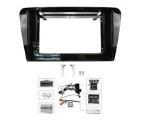 Genérico Marco de Radio de Coche Kit De Tablero De Radio De Coche Android 10 Pulgadas para Skoda para Octavia 2015-2019 con Adaptador Marco Fascia Panel Embellecedor Radio(Frame Set)