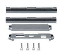 Genérico Marco del transmisor RC, Protector del transmisor, Protector de Base de aleación de Aluminio, Accesorios de actualización, Cuadro más bajo, Piezas de modificación para Control Remoto