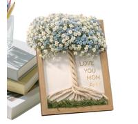 Generico Marco familiar - Portafotos con árbol del Día de la Madre, decoración de mesa | Regalo para mamá, abuela, esposa - para ella, casa, salón, estudio, dormitorio, oficina,
