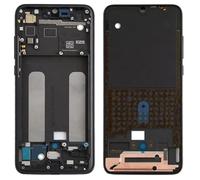 Genérico Marco intermedio Compatible para Xiaomi Mi 9 Lite / CC9 chasis Gris Onix Negro