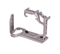 Genérico Marco Protector de expansión for fotografía y vídeo, Jaula de cámara de Conejo de Metal Compatible con Panasonic S5M2(Titanium)