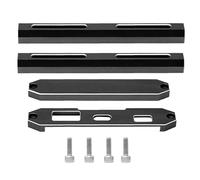 Genérico Marco Protector del transmisor, Marco del transmisor RC,Protector de Base de aleación de Aluminio | Accesorios de actualización, Cuadro más bajo, Piezas de modificación para Control Remoto