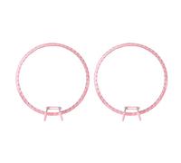 Genérico Marcos de Costura Redondos con Mecanismo de Resorte para Costura, aro Artesanal de para Costura, 2 uds