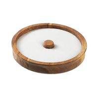 Genérico Margarita Salz-Rimmer-Round Salt Rimmer para cócteles | Cóctel de madera de azúcar a bordo del tanque de especias Rimmer portátil para vasos | SALZBOX - AT HOME BAR BANQUET PART