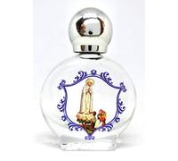 Generico Maria Virgen Aparición de Fátima botella botella de cristal con tapón plateado para agua bendita con impresión UV ultra violetas