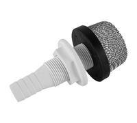 Genérico Marine Aerator Inlet Strainer - 1 Piece Stainless Steel Mesh Aeration Pump Inlet Strainer | Aeration Pump Attachment, Oxygen Ṕump Ínlet Filter For Live Fish Tank Outdoor Fishing Marine Ship