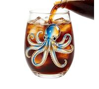 Genérico Marine Life Glassware | Octopus Wine Glass | Coastal Decor