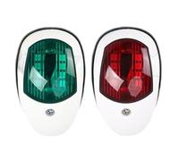 Genérico Marine Navigation Lights, LED Red Green Waterproof Lighting, Needed Accessories for Boating, Yachts, Trailers, Night Fishing, Bowfishing, Ponds, Kayaks, Canoes, Safety Signal Lamps