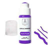 Genérico Markers - Rainproof And Windproof Drying 18mm Tip Acrylic Marker Pen - Brilliant Color Permanent Fade-Resistant Ink For Murals, Canvas, Metal, Glass, Paper, Wood, 60ml Mop Marker