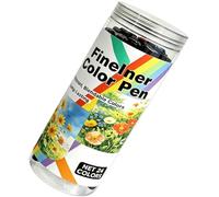 Genérico Marking Pens - 12pcs Double Tip 24 Color Waterproof Paint Marker Pens Set Tip Fine & Brush Art Pen For Paper Rock Wood Canvas Glass Ceramic Pottery Stones