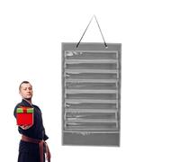 Generico Martial Arts Belt Display -66 x 40 cm 8 Belts Karate Belt Display Rack - Martial Arts Belts Organizer, BeltDisplay Rack with 5 Medals for Kids And Adults