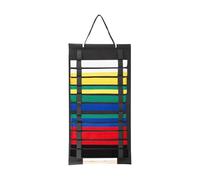 Genérico Martial Arts Belt Display - Jujutsu Felt Organizer Holder for Wall | Space-Saving Storage Rack for Martial Arts Belts, Learner Supplies, Cabinet, Wardrobe, Door, Living Room