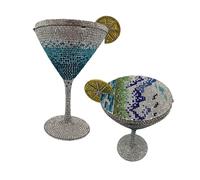 Genérico Martini Glass Purse for Women,Cocktail Goblet Evening Clutch Bag,Funny Wedding Party Prom Handbag