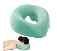 Generico Masaje facial, espuma viscoelástica con cubierta extraíble y transpirable - Reposacabezas masajeador para cuna y mesa, para dormir lateral después de perforar orejas y recuperación BBL casa