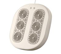 Genérico Masajeador de Pies Eléctrico - Dispositivo Ajustable de 3 Niveles,Reposapiés con Masaje Vibratorio,para Familia Hombres Mujeres Uso Interior En Hogar Oficina Bajo Escritorio Y Trabajo