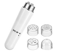 Genérico Masajeador Facial Portátil Eléctrico Diseño Electrochapado, Material Abs Ergonómico para Cuidado Profesional y Uso en Casa, Estimulador de Circulación y Aplicador para Contorno