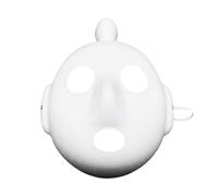 Genérico Máscara Blanca Papel Mache Mascaras para Hombres y Mujeres- Mascara Blanca para Pintar -Mascaradas, Cosplay, Mardi Gras, Halloween y Decoraciones de Fiesta