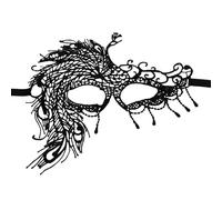 Genérico Mascara Carnaval Venecia Mujer - Elegante para Espectáculo De Baile En De con Detalles De Encaje Femenino para Eventos Y Celebraciones