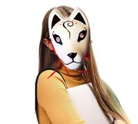 Genérico Máscara de Gato Halloween - Máscaras Para Cosplay - Accesorios de Disfraz para Reunión Familiar, Fiesta, Festival, Celebración, Representación Teatral, Espectáculo en Escena, Vacaciones,