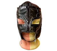 Genérico Máscara de Luchador Mexicano Negra Hecha a Mano | Ideal Cosplay, Fiestas y Carnavales