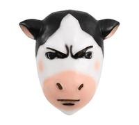 Genérico Máscara De Para Adultos | Divertida Máscara Facial De Látex De De Hierba Abstracta | Accesorio Disfraz Animal Halloween 33x30cm | Para Cosplay Festival Teatro