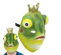Genérico Máscara de Rana - Accesorios De Disfraz De Animales Para Juegos De Rol | Complementos De Cosplay De Rana Para Fiestas Y Carnavales
