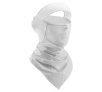 Generico Máscara facial UV,Cubre Cara de Verano para Protección Solar | Bandana Bufanda Fresca UPF 50 Unisex para Deportes al Aire Libre Camping Ciclismo Senderismo Playa Vacaciones, Color blanco