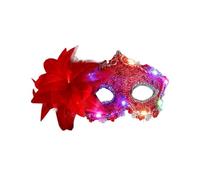 Genérico Máscara Veneciana, Máscara Mascarada Media Cara, Antifaces de Encaje de Mujer, Antifaz de Ojos Venecianas para Mardi Gras Masquerade Halloween Cosplay Party Accesorio