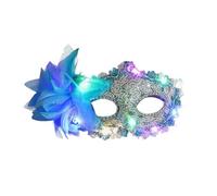 Genérico Máscara Veneciana, Máscara Mascarada Media Cara, Antifaces de Encaje de Mujer, Antifaz de Ojos Venecianas para Mardi Gras Masquerade Halloween Cosplay Party Accesorio